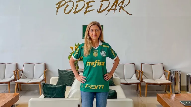 Leila Pereira, presidente do Palmeiras (Foto: Reprodução/Redes sociais)