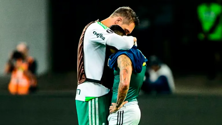 Fernando Prass e Dudu nos tempos de Palmeiras (Foto: Renato Pizzuto/BP Filmes)