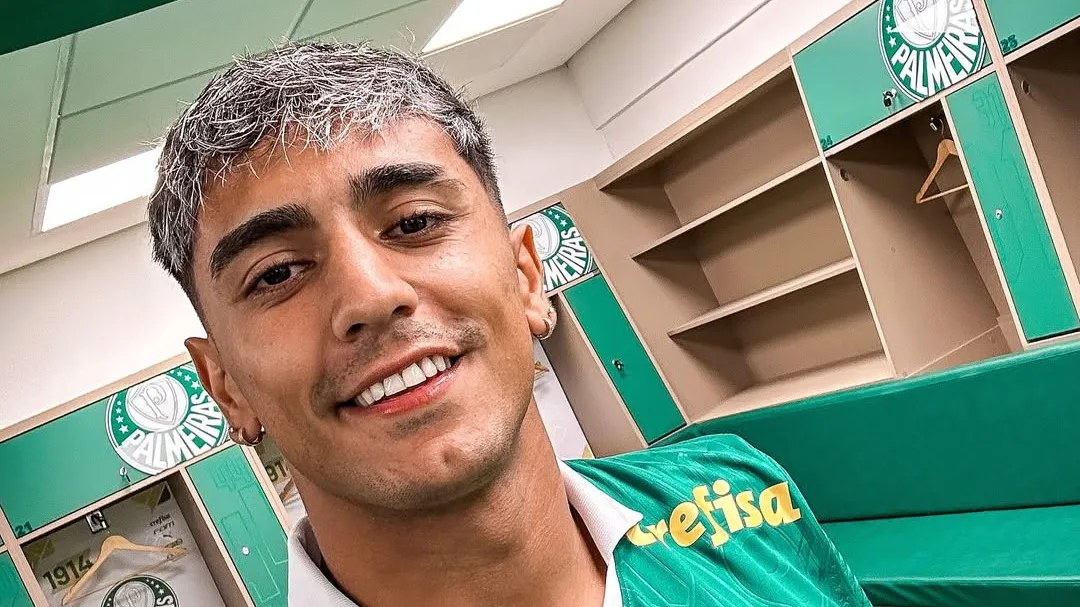 Facundo Torres na Academia de Futebol do Palmeiras (Foto: Reprodução/Palmeiras)