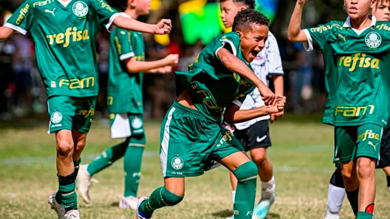 Paulo Henrique Neto em ação pelo Palmeiras (Foto: Reprodução / Arquivo Pessoal) 