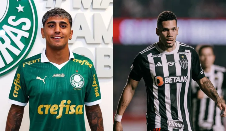 Facu Torres e Paulinho (Foto: Divulgação/Palmeiras/Romario Henrique/Paulinho)