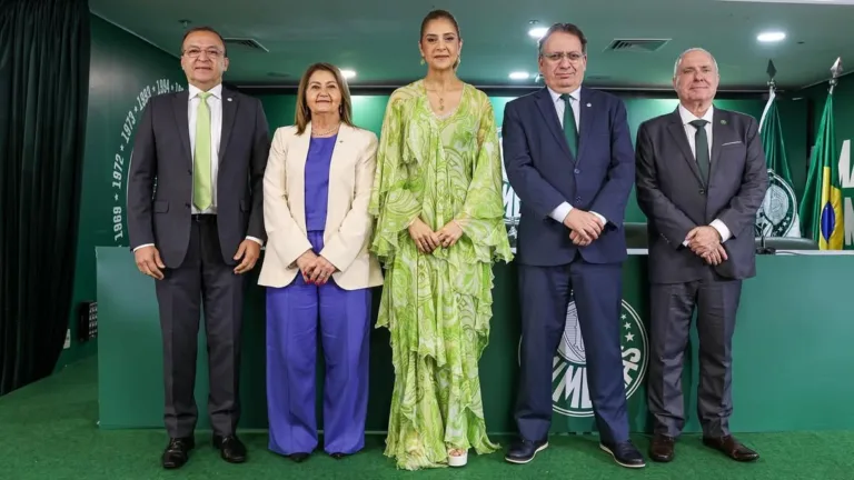 Leila Pereira é presidente do Palmeiras (Foto: Divulgação/Palmeiras)