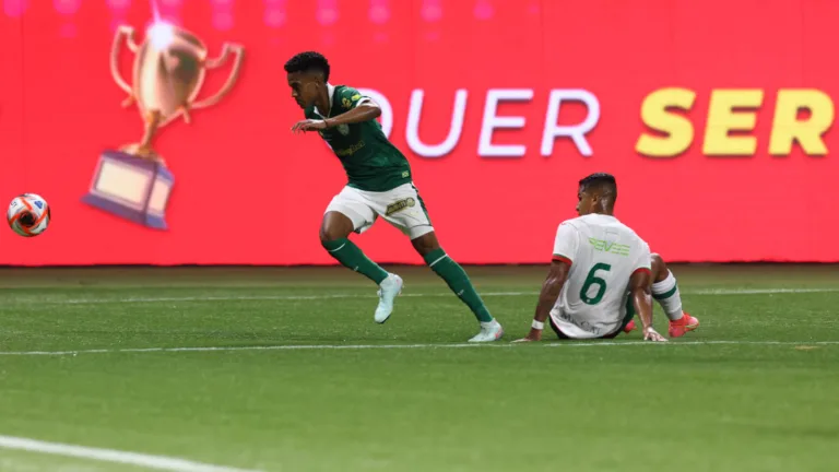 Palmeiras em ação no Campeonato Paulista (Foto: Cesar Greco) 