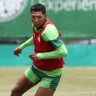 Rony durante treinamento na Academia de Futebol (Foto: cesar Greco) 