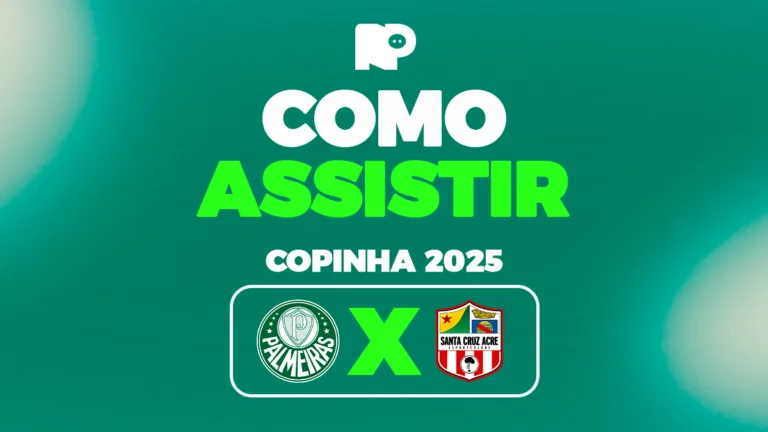 Como assistir ao jogo entre Santa Cruz-AC e Palmeiras pela Copinha 2025