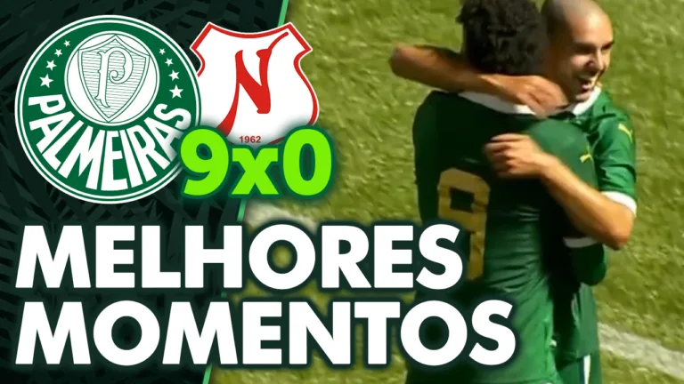 Melhores momentos: Palmeiras 9x0 Náutico-RR