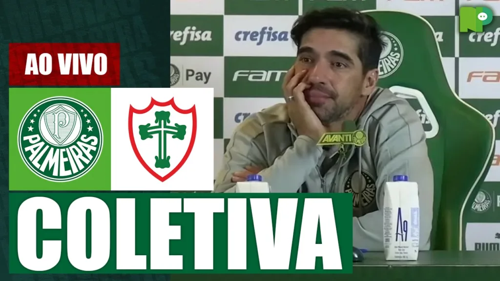 Coletiva de Abel Ferreira: confira pós-jogo de Palmeiras e Portuguesa