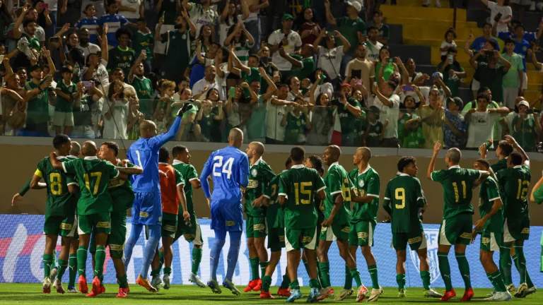 Palmeiras em ação na Copinha (Foto: Fábio Menotti / Palmeiras) 