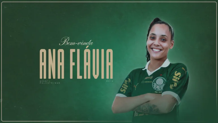 Palmeiras anuncia contratação de Ana Flávia