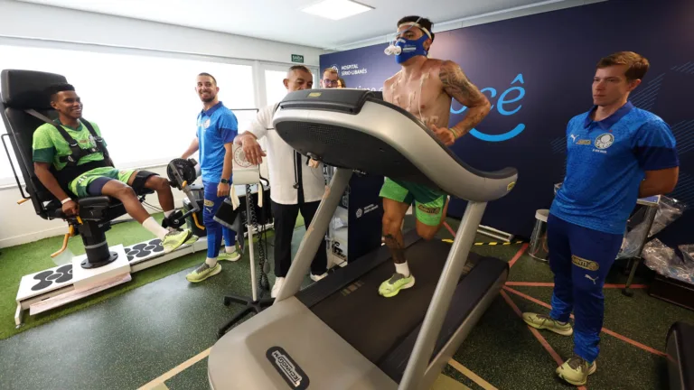 Palmeiras durante pré-temporada na Academia de Futebol (Foto: Cesar Greco/Palmeiras)