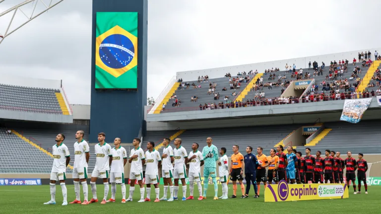 Palmeiras em ação na Copa São Paulo 2025 (Foto: Fábio Menotti) 