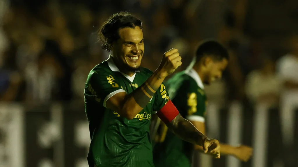 Gustavo Gómez em ação pelo Palmeiras (Foto: Cesar Greco/Palmeiras) Gustavo Gómez em ação pelo Palmeiras (Foto: Cesar Greco/Palmeiras)