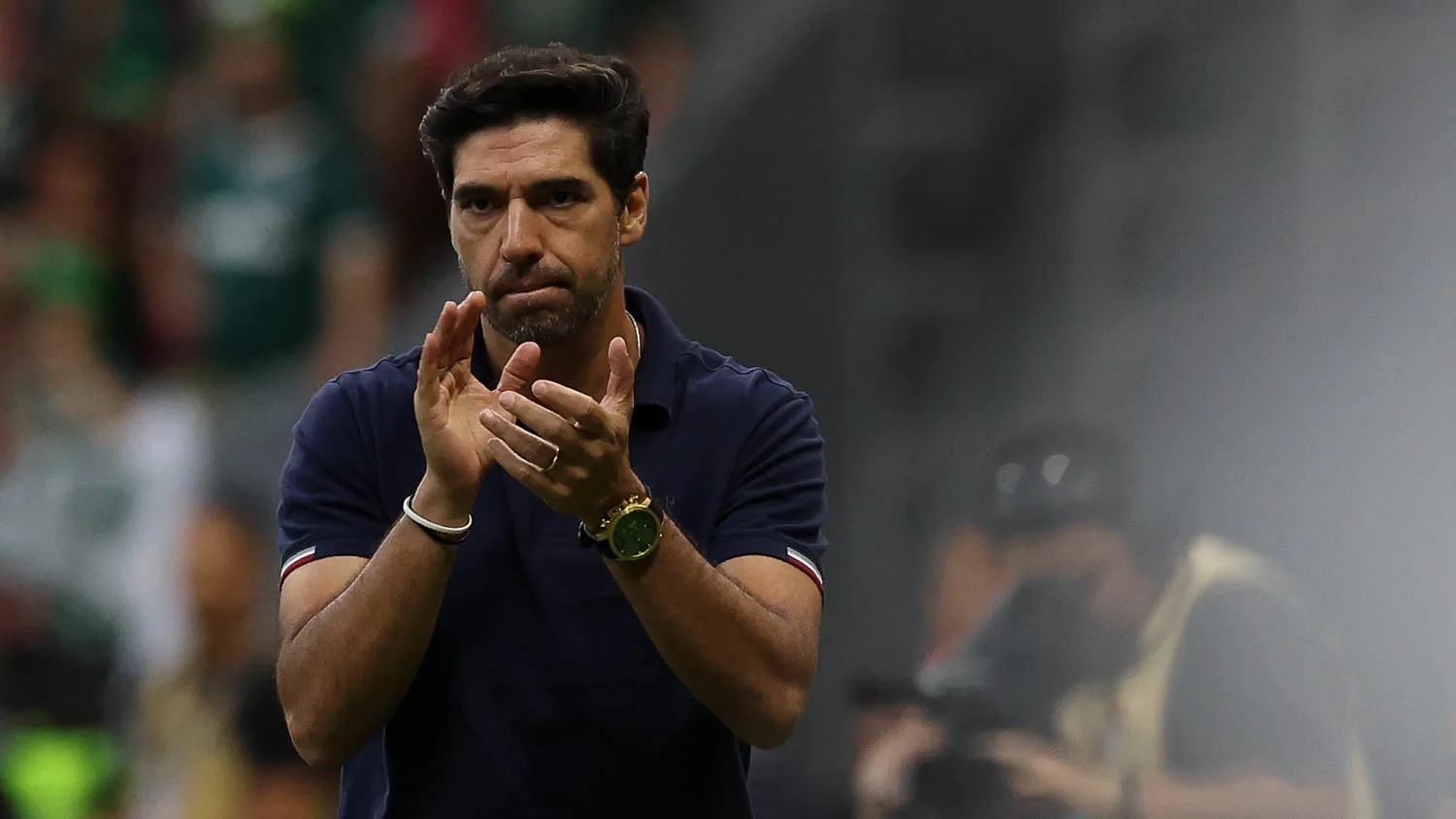 Abel Ferreira durante Água Santa e Palmeiras, pelo Paulistão (Foto: Cesar Greco/Palmeiras)