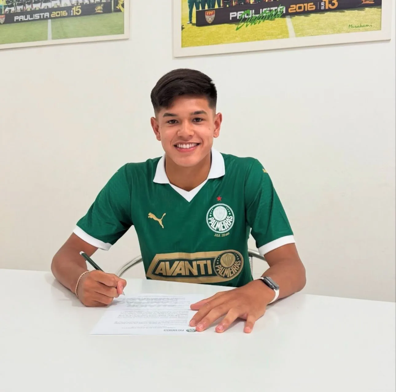 Rodrigo Haruki assinou com o Verdão para 2025 (Foto: Acervo Pessoal)