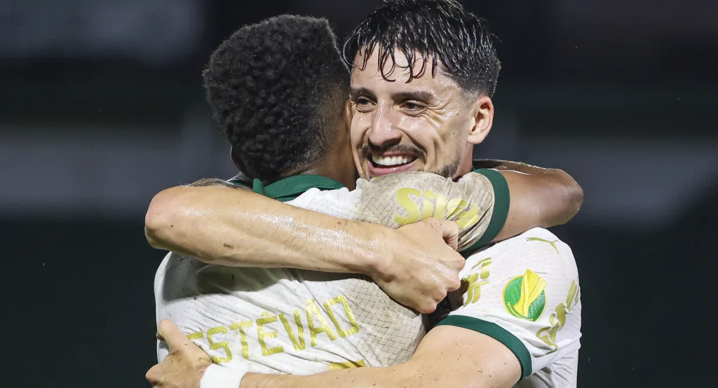 Piquerez em ação pelo Palmeiras (Foto: César Greco) 