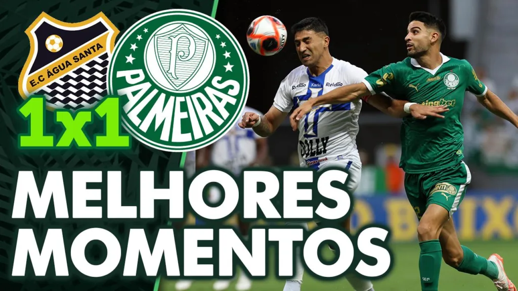 Confira melhores momentos de Água Santa e Palmeiras, pelo Paulistão