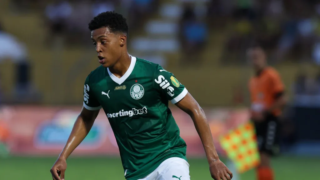 Vanderlan em ação pelo Palmeiras (Foto: Cesar Greco/Palmeiras)