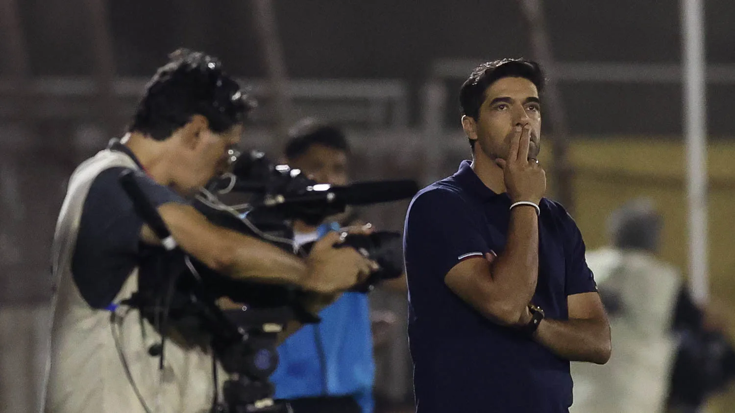 Abel Ferreira em São Bernardo e Palmeiras, pelo Paulistão (Foto: Cesar Greco/Palmeiras)