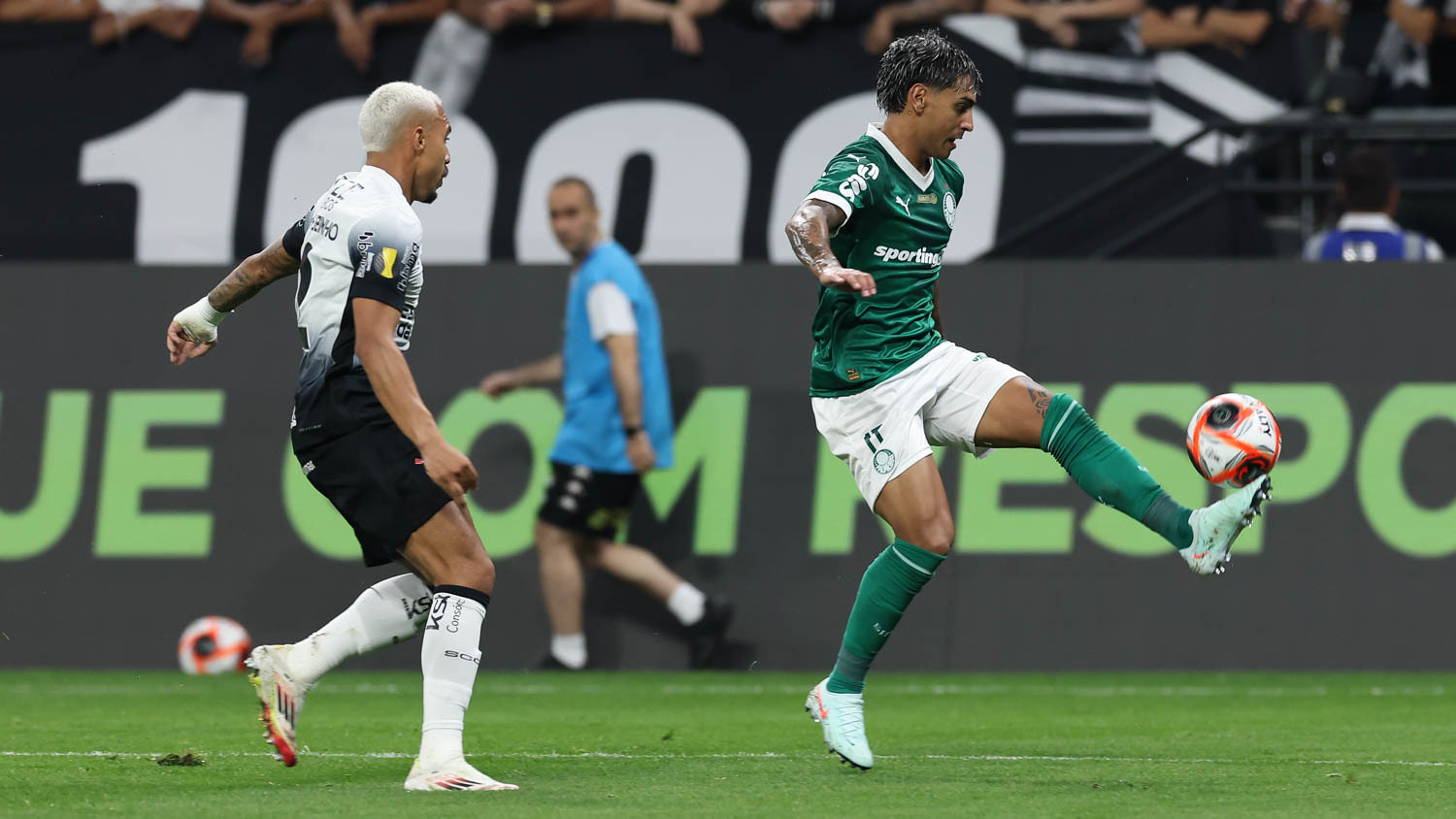Corinthians e Palmeiras, na Neo Química Arena (Foto: Cesar Greco/Palmeiras)
