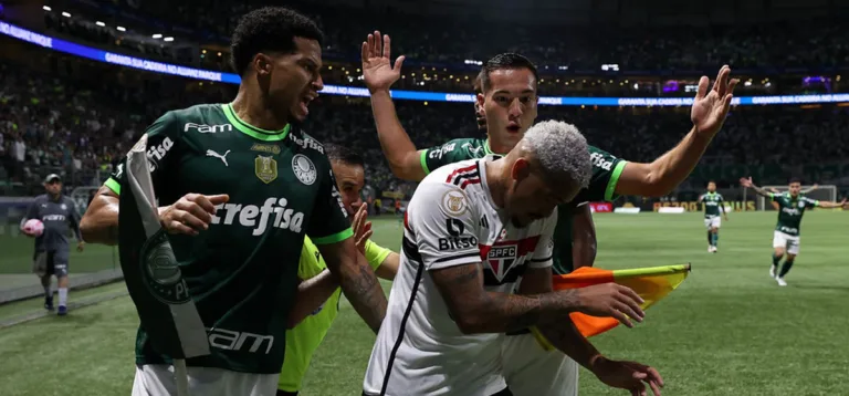 Palmeiras e São Paulo, no Allianz Parque (Foto: Cesar Greco/Palmeiras)