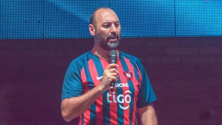 Presidente do Cerro Porteño se desculpa com Leila Pereira (Foto: Reprodução)