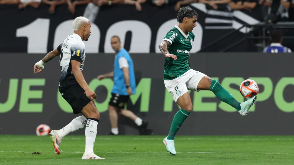 Corinthians e Palmeiras, na Neo Química Arena (Foto: Cesar Greco/Palmeiras)