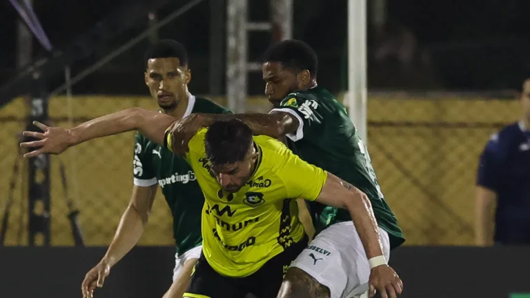 Murilo e Micael formaram dupla de zaga do Palmeiras (Foto: Cesar Greco/Palmeiras)