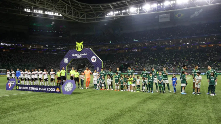 Palmeiras e São Paulo, no Allianz Parque (Foto: Cesar Greco/Palmeiras)