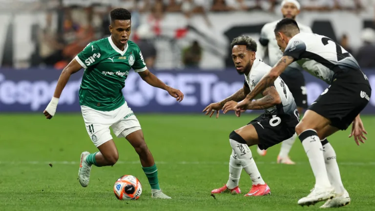 Corinthians e Palmeiras, na Neo Química Arena (Foto: Cesar Greco/Palmeiras)