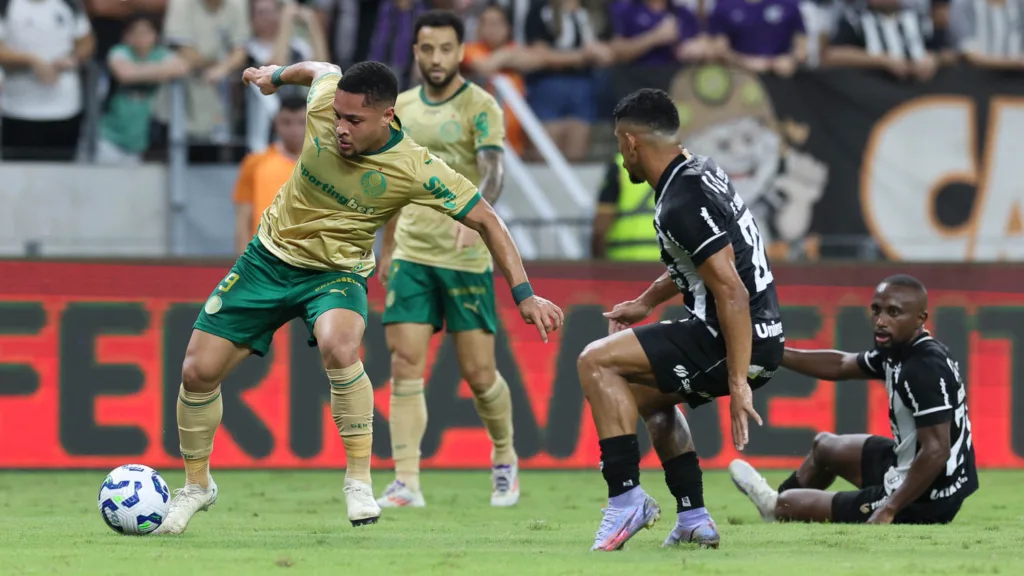 Ceará e Palmeiras, pela Copa do Brasil, na Arena Castelão (Foto: Cesar Greco/Palmeiras) Ceará e Palmeiras, pela Copa do Brasil, na Arena Castelão (Foto: Cesar Greco/Palmeiras)