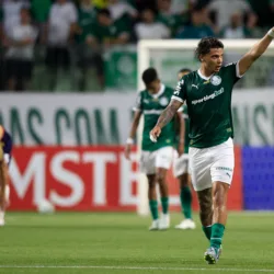 Ríos em Palmeiras x Cerro Porteño na Libertadores (Foto: Conmebol)