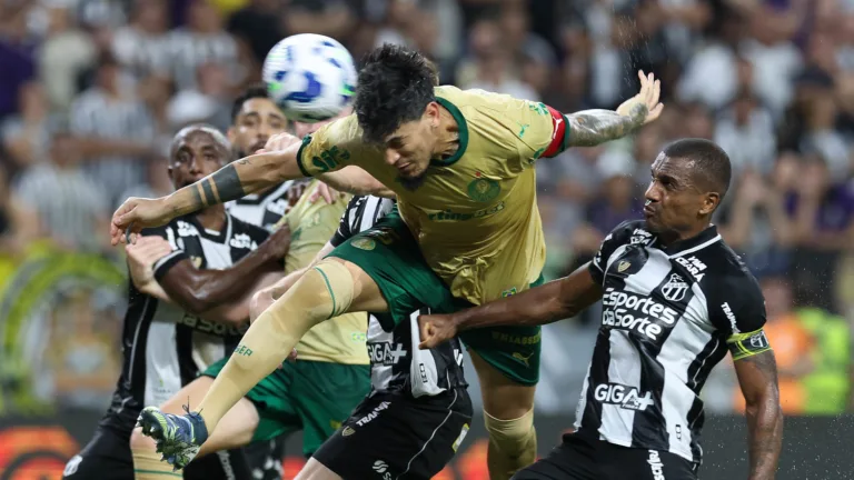 Ceará e Palmeiras, pela Copa do Brasil (Foto: Cesar Greco/Palmeiras)