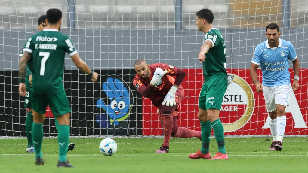 Sporting Cristal e Palmeiras, pela Libertadores (Foto: Cesar Greco/Palmeiras)
