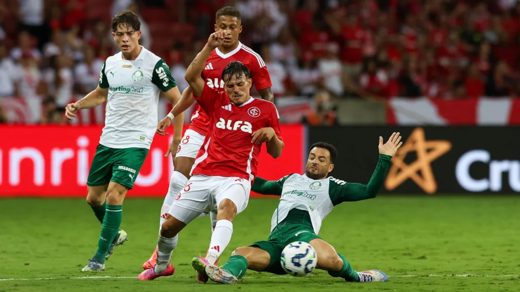 Internacional e Palmeiras, no Beira-Rio (Foto: Cesar Greco/Palmeiras)