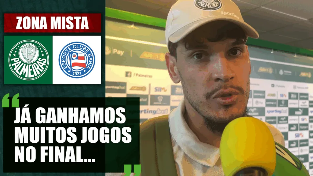 Zona Mista | Gómez minimiza derrota para Bahia no Allianz Parque: 'Já ganhamos muitos jogos no final'