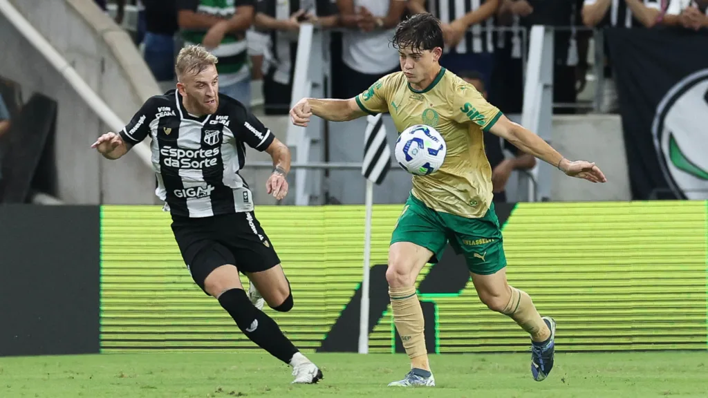O Palmeiras venceu o Ceará na Arena Castelão (Foto: Cesar Greco/Palmeiras)