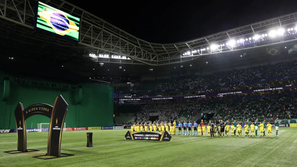 Palmeiras e Cerro Porteño no Allianz Parque (Foto: Cesar Greco/Palmeiras/by Canon)