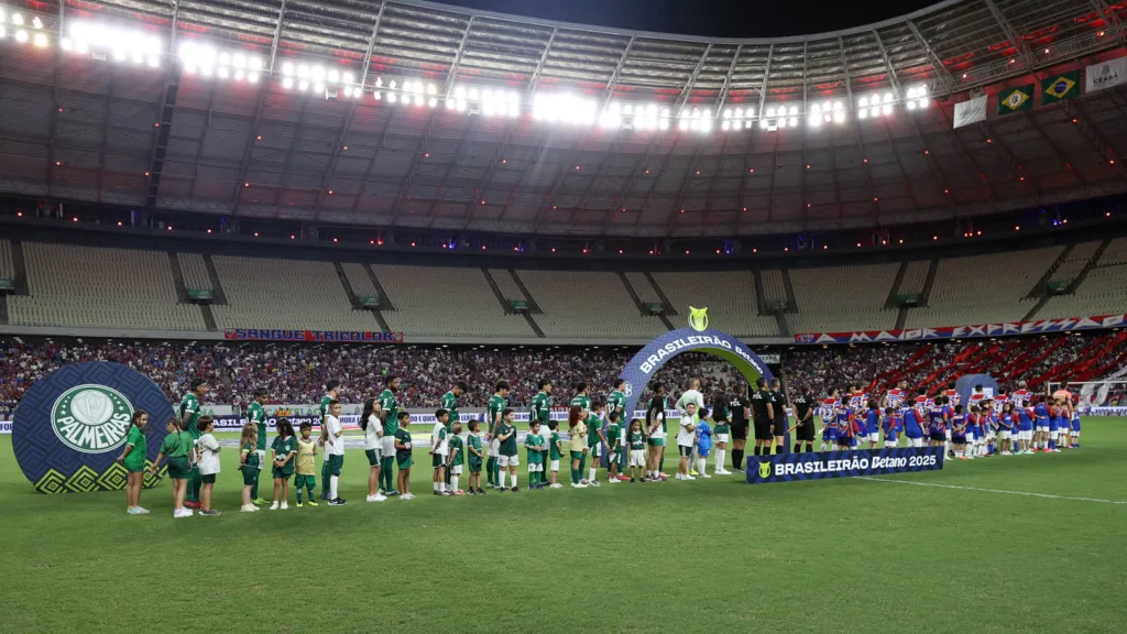 Fortaleza e Palmeiras, pelo Brasileirão (Foto: Cesar greco/Palmeiras)