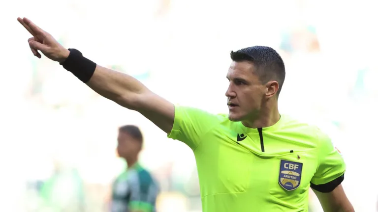 O árbitro Rafael Rodrigo Klein, do Rio Grande do Sul (Foto: Cesar Greco/Palmeiras)