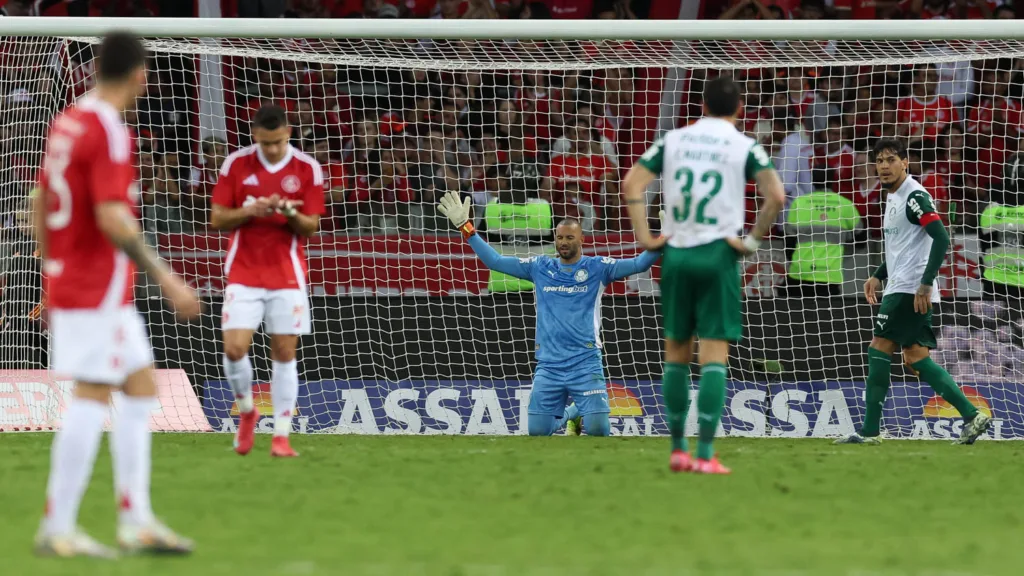 Internacional e Palmeiras, no Beira-Rio (Foto: Cesar Greco/Palmeiras)