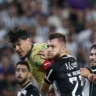 Gómez marcou de cabeça o gol da vitória do Palmeiras na Arena Castelão (Foto: Cesar Greco/Palmeiras)