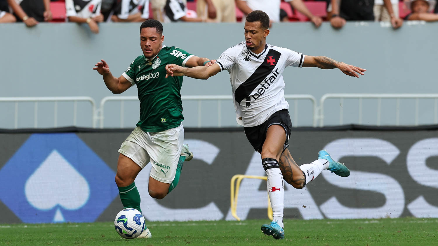 Vasco e Palmeiras em Brasília, pelo Campeonato Brasileiro (Foto: Cesar Greco/Palmeiras)