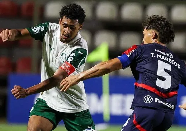 Palmeiras e Cerro Porteño, pela Libertadores Sub-20 (Foto: Fabio Menotti) 