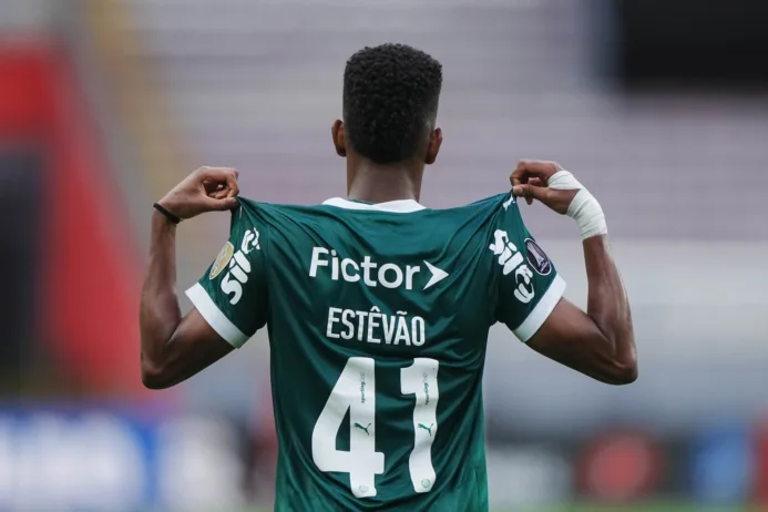 Estevão comemora gol contra Ceará pela Copa do Brasil (Foto: Divulgação)
