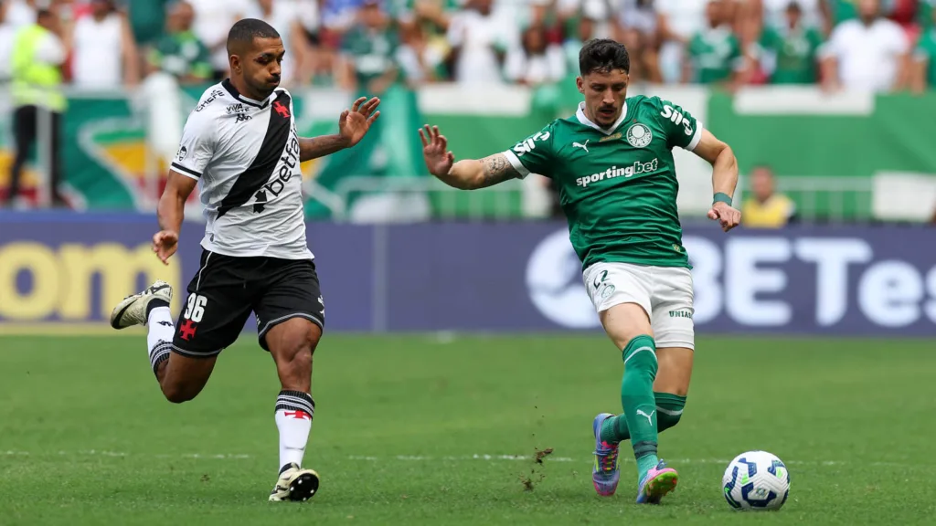 Vasco e Palmeiras em Brasília, pelo Campeonato Brasileiro (Foto: Cesar Greco/Palmeiras)