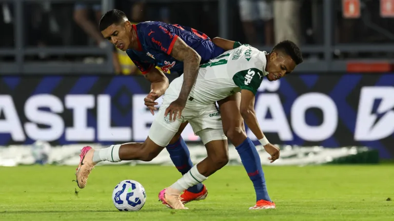 Red Bull Bragantino e Palmeiras, pelo Brasileirão (Foto: Cesar Greco/Palmeiras/by Canon)