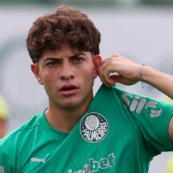 Giay em treino do Palmeiras (Foto: Cesar Greco/Palmeiras)