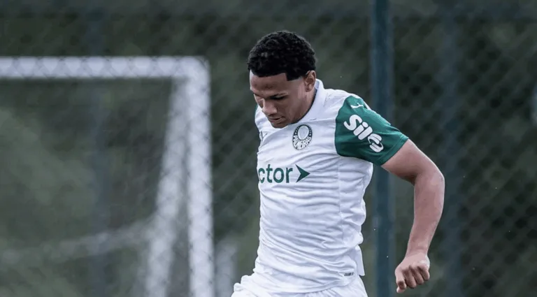 Lucas Gabriel em ação pelo Palmeiras (Foto: Divulgação) 
