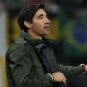 O técnico Abel Ferreira, da SE Palmeiras, em jogo contra a equipe do C Bolívar, durante partida válida pela fase de grupos, da Copa Libertadores, na arena Allianz Parque. (Foto: Cesar Greco/Palmeiras/by Canon)