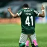 Estêvão comemora gol pelo Palmeiras contra o Ceará na Copa do Brasil (Foto: Staff Images)